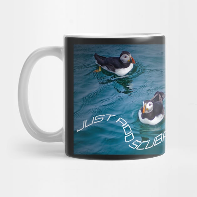 SCUBA PUFFINS by dumbodancer